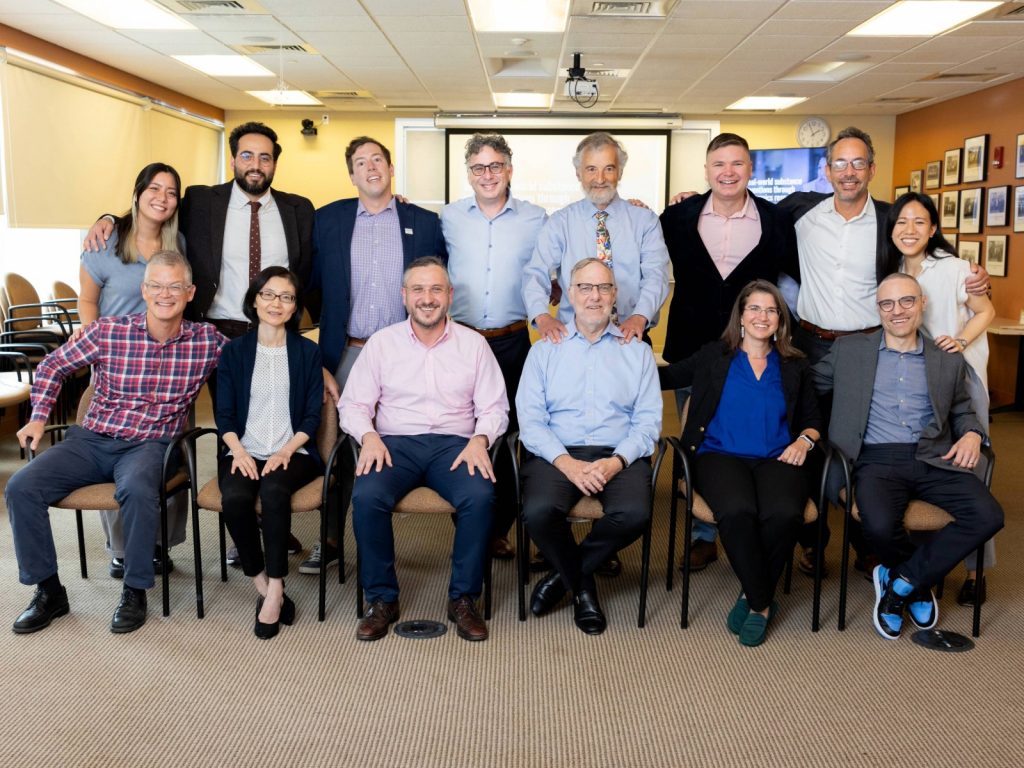 CHERISH investigators, staff, and colleagues pose for a group photo during a hybrid leadership meeting held in 2023.