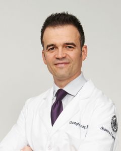 Dr. Christopher Morosky studio portrait white coat