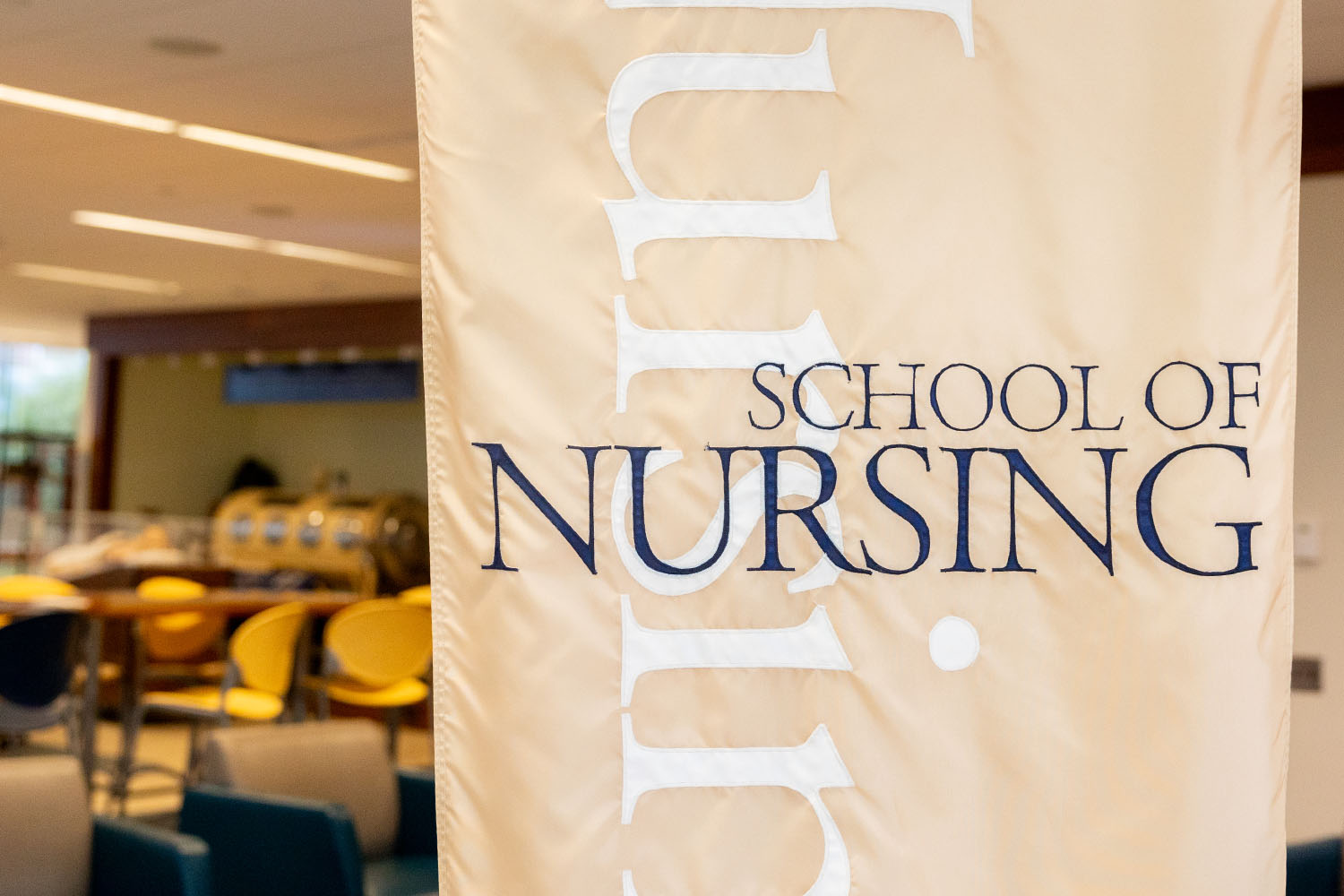 The UConn School of Nursing's banner