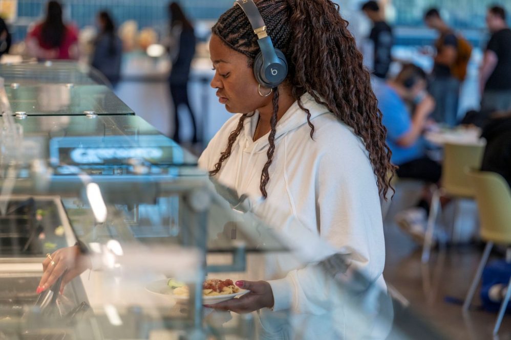 Students at the Connecticut Dining Hall on Sept. 10, 2025