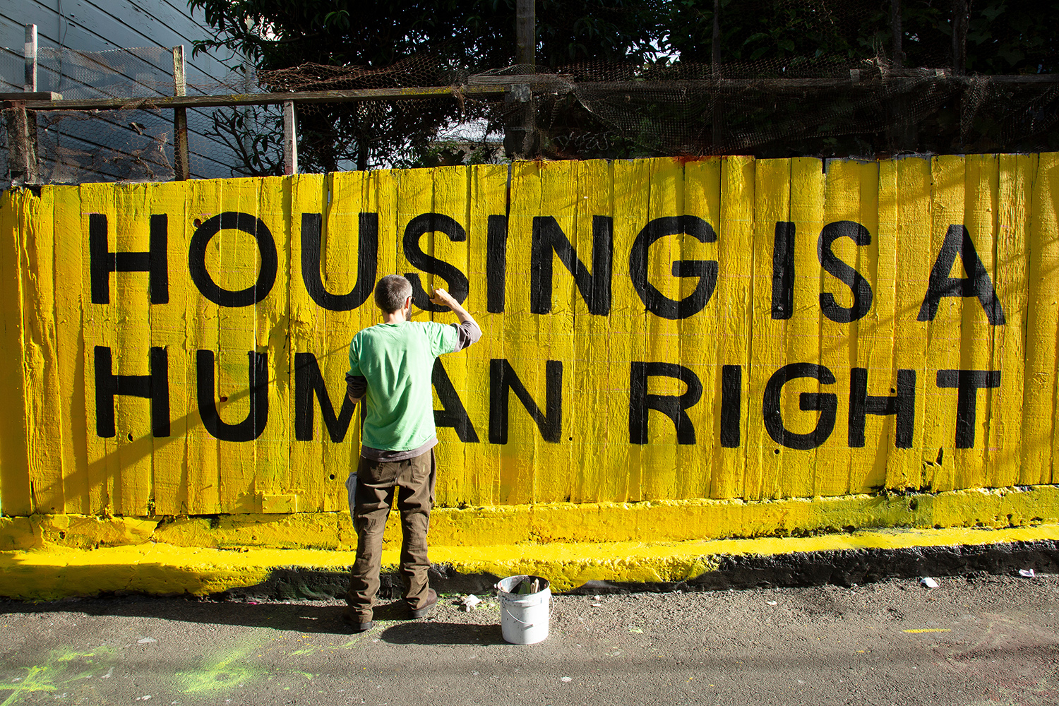 housing sign