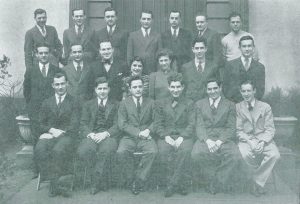 Black and white photo of the 1938 incoming class