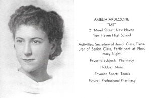 Joyce's mom, Amelia, in the 1938 yearbook