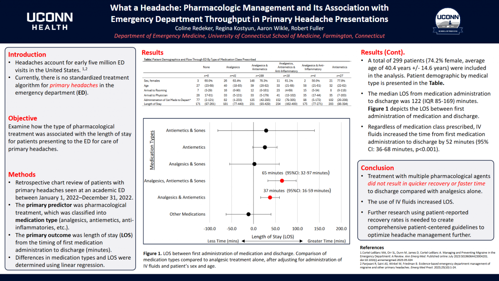 The future Dr. Reddeker's presented poster.
