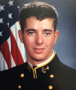 Dr. Brett Sloan when he was in the U.S. Naval Academy.