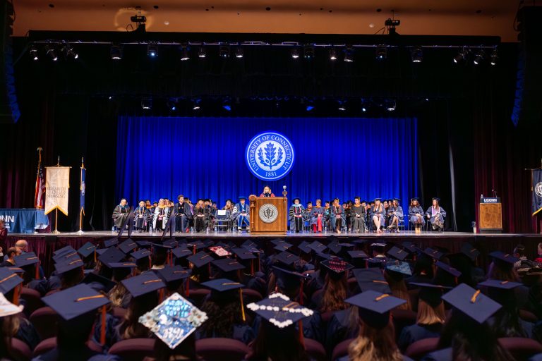 The UConn Elisabeth DeLuca School of Nursing Accelerated Second-Degree BS/CEIN commencement ceremony.