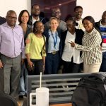 Dr. Jill Wruble celebrated by residents in Zambia