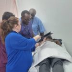 Ultrasound training in Zambia underway with American experts.