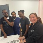 Ultrasound training in Zambia.