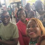 Happy and smiling Zambia doctors awaiting arrival of American doctors.