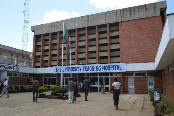 Exterior of 1,600 bed UTH is located in Zambia's capital Lusaka.