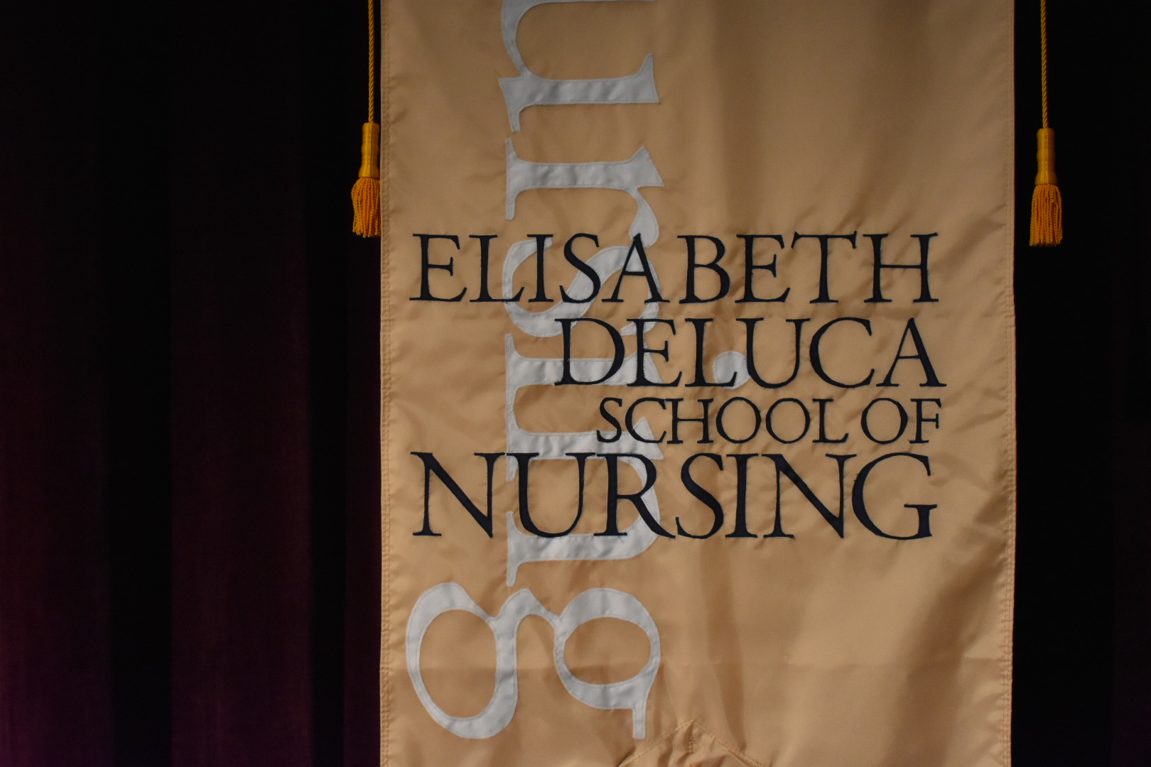 UConn Elisabeth DeLuca School of Nursing flag
