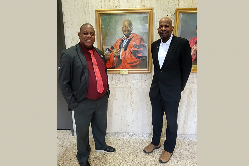 Dr. Cato T. Laurencin and His Excellency Julian DuBois