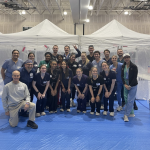 Large group of dentists