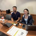 two students blood drive