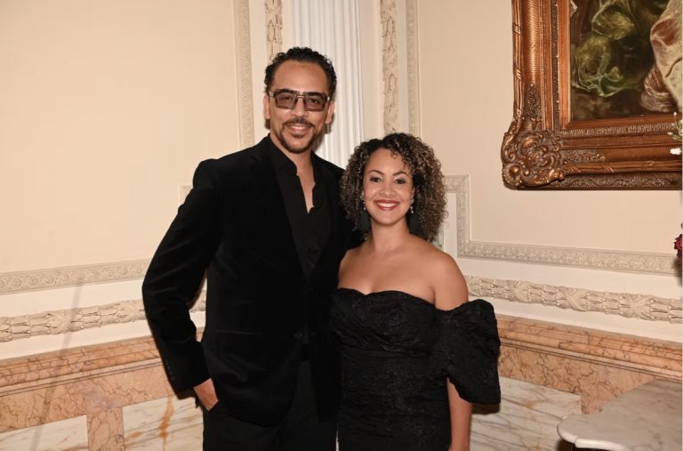 Marlon and his wife, Christina