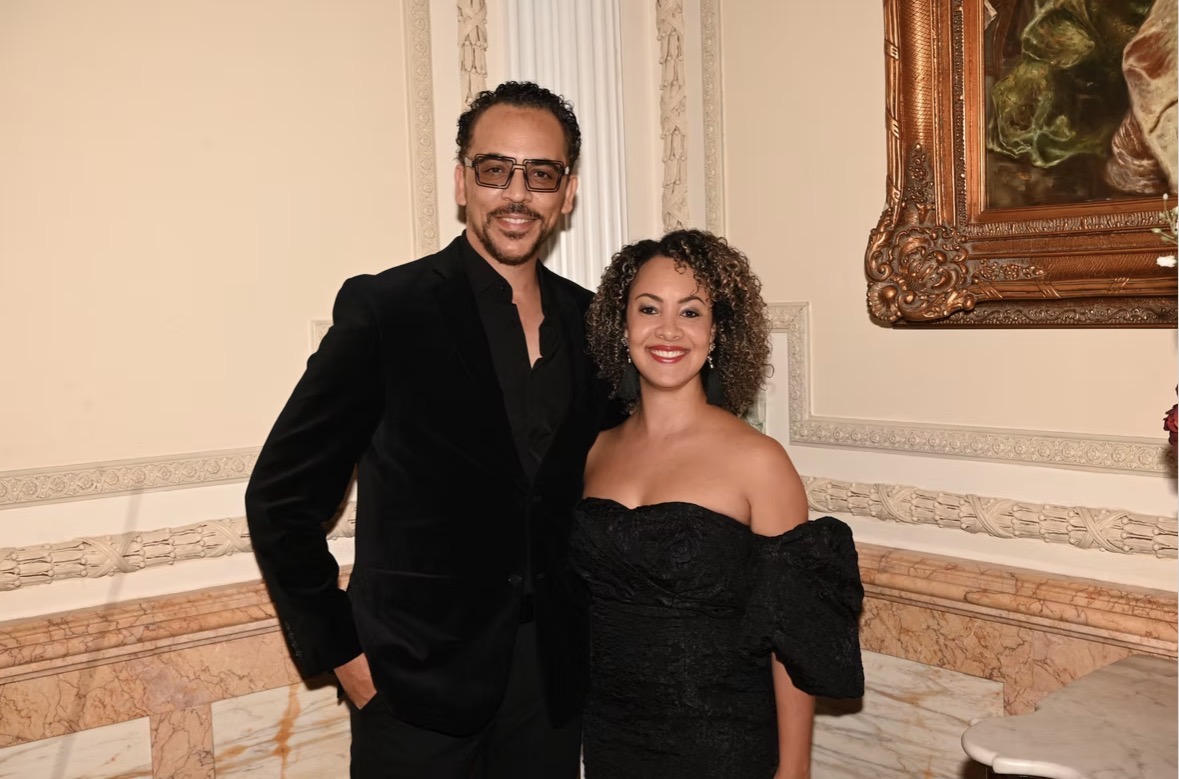 Marlon and his wife, Christina