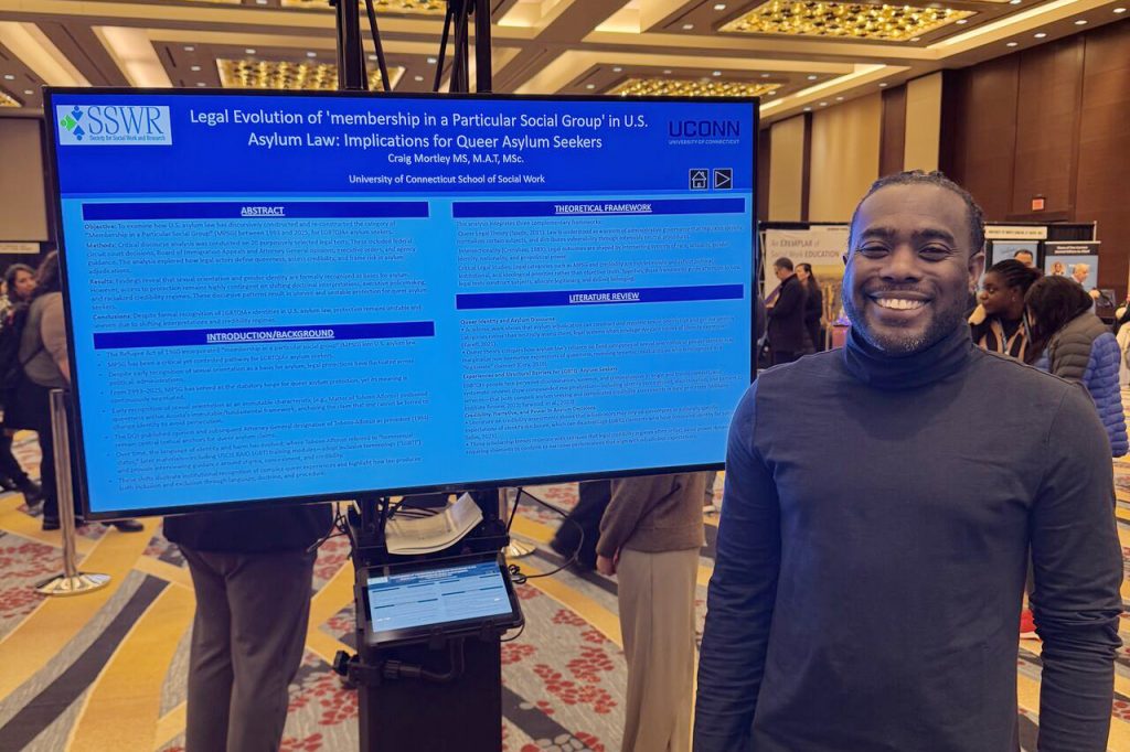 Ph.D. student Craig Mortley 