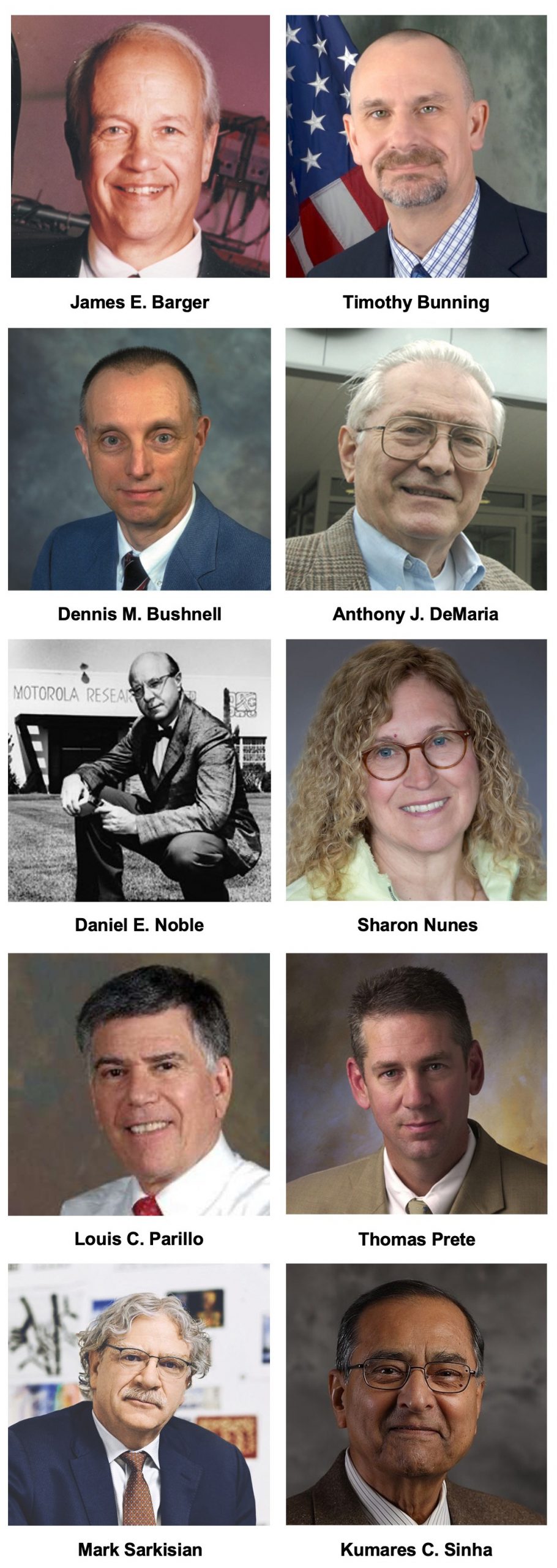 A collage of headshots.