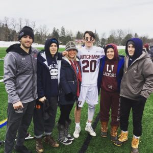 Christine McGovern with her five sons.