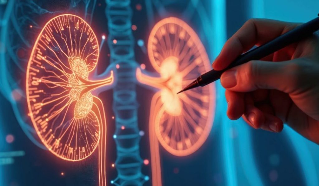 computer with image of kidneys by AdobeStock