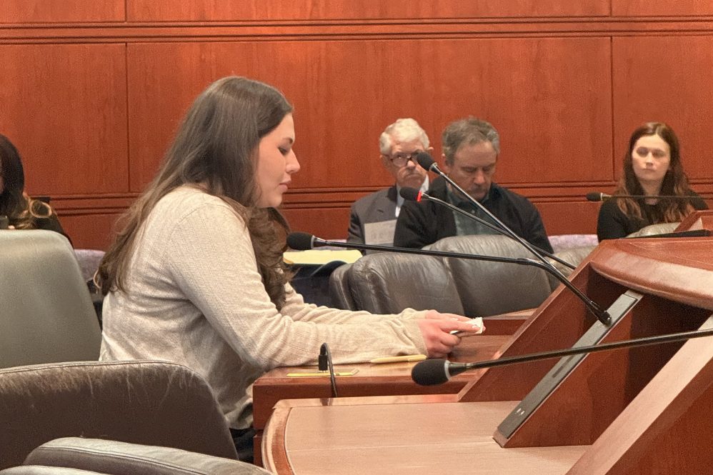 Second-year MSW student Sarah Burnett