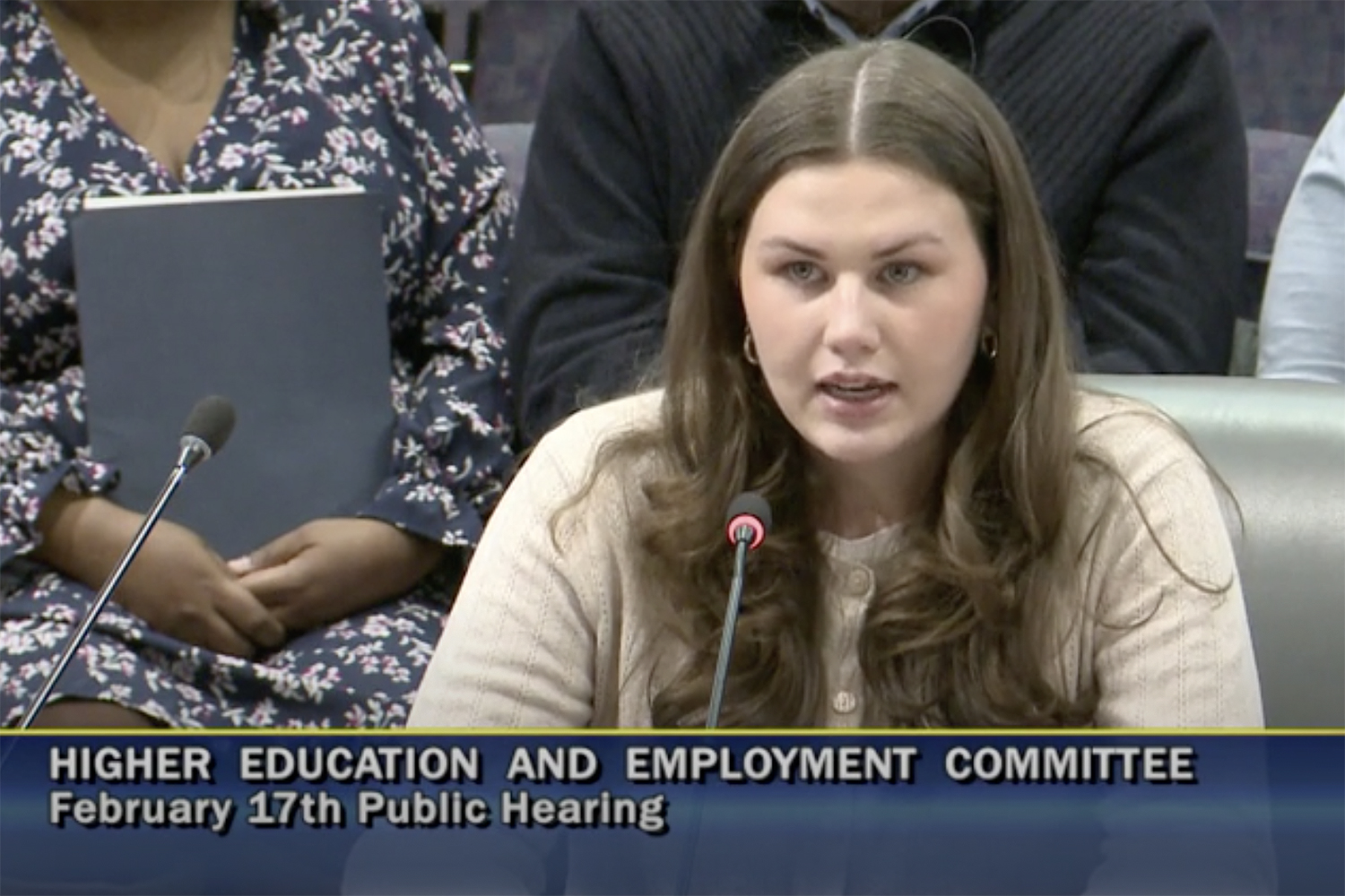 Second-year MSW policy practice student Sarah Burnett