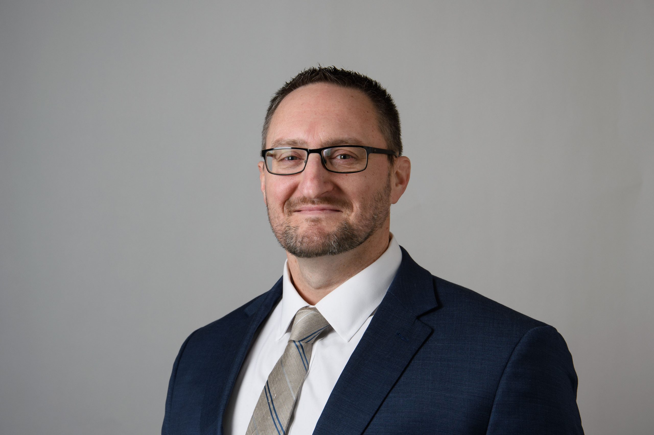 William Baker posing for a headshot