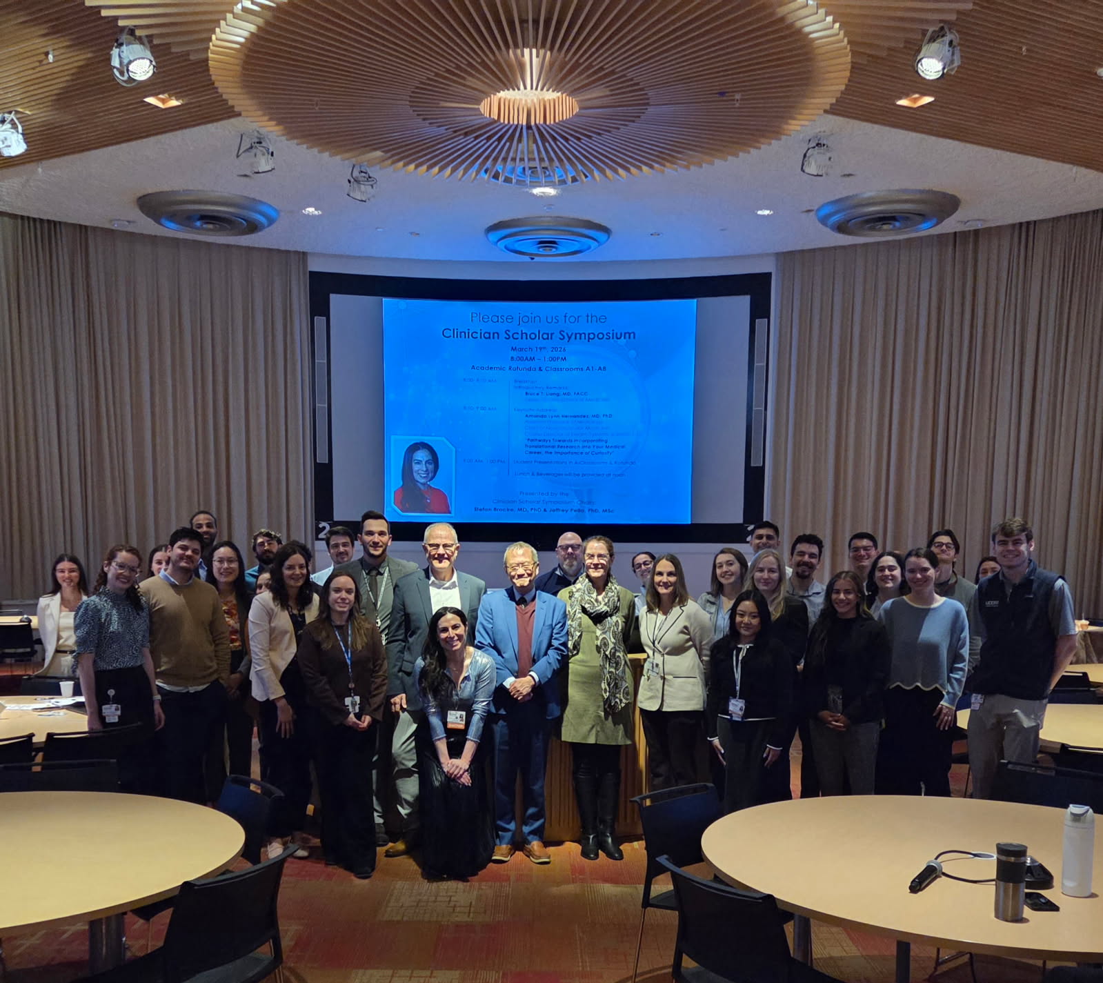 Celebratory group photo from 2026 Clinician Scholar Symposium