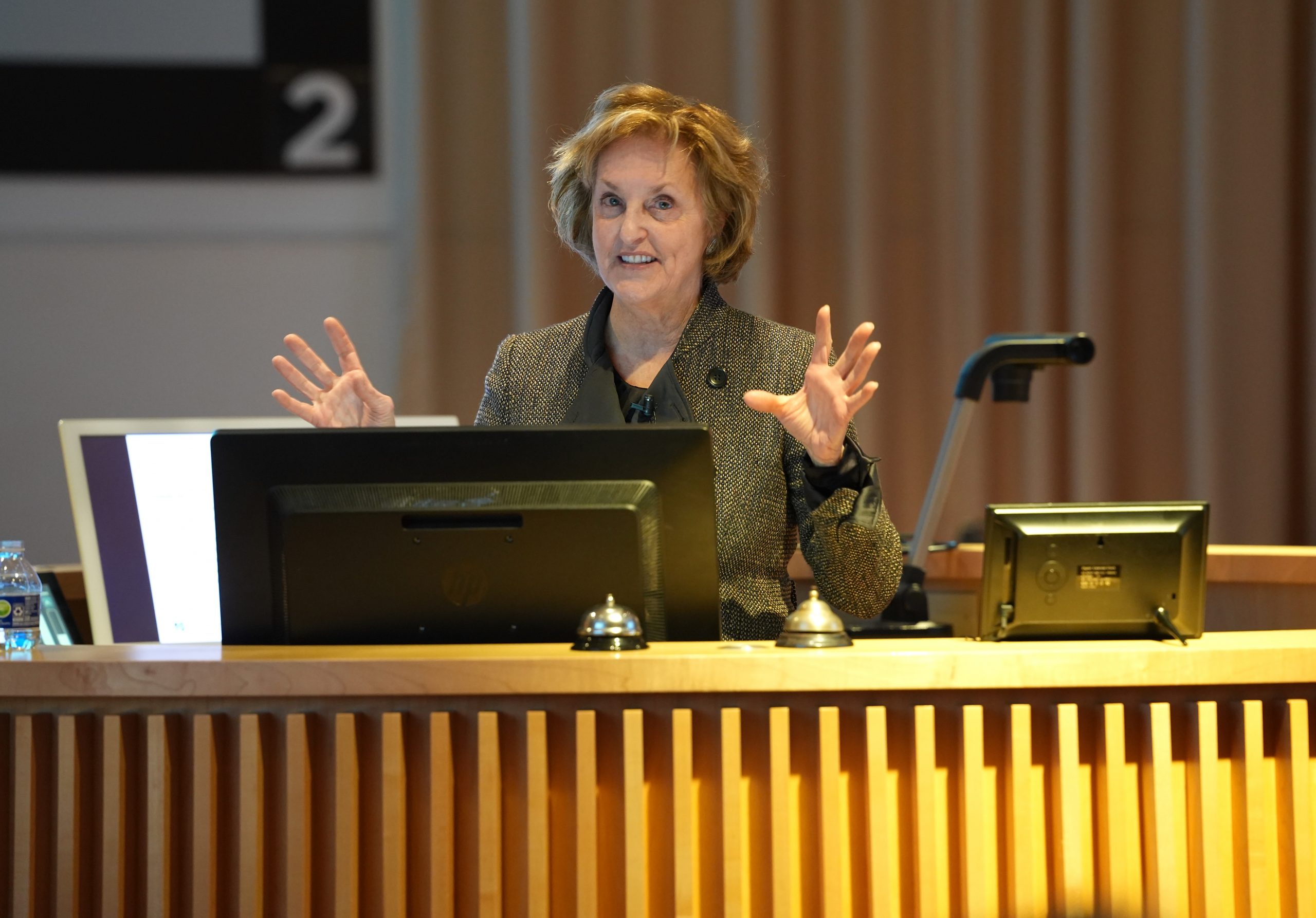 The keynote speaker for the third annual GWIMS women's health research event was Dr. Kimberly Yonkers.