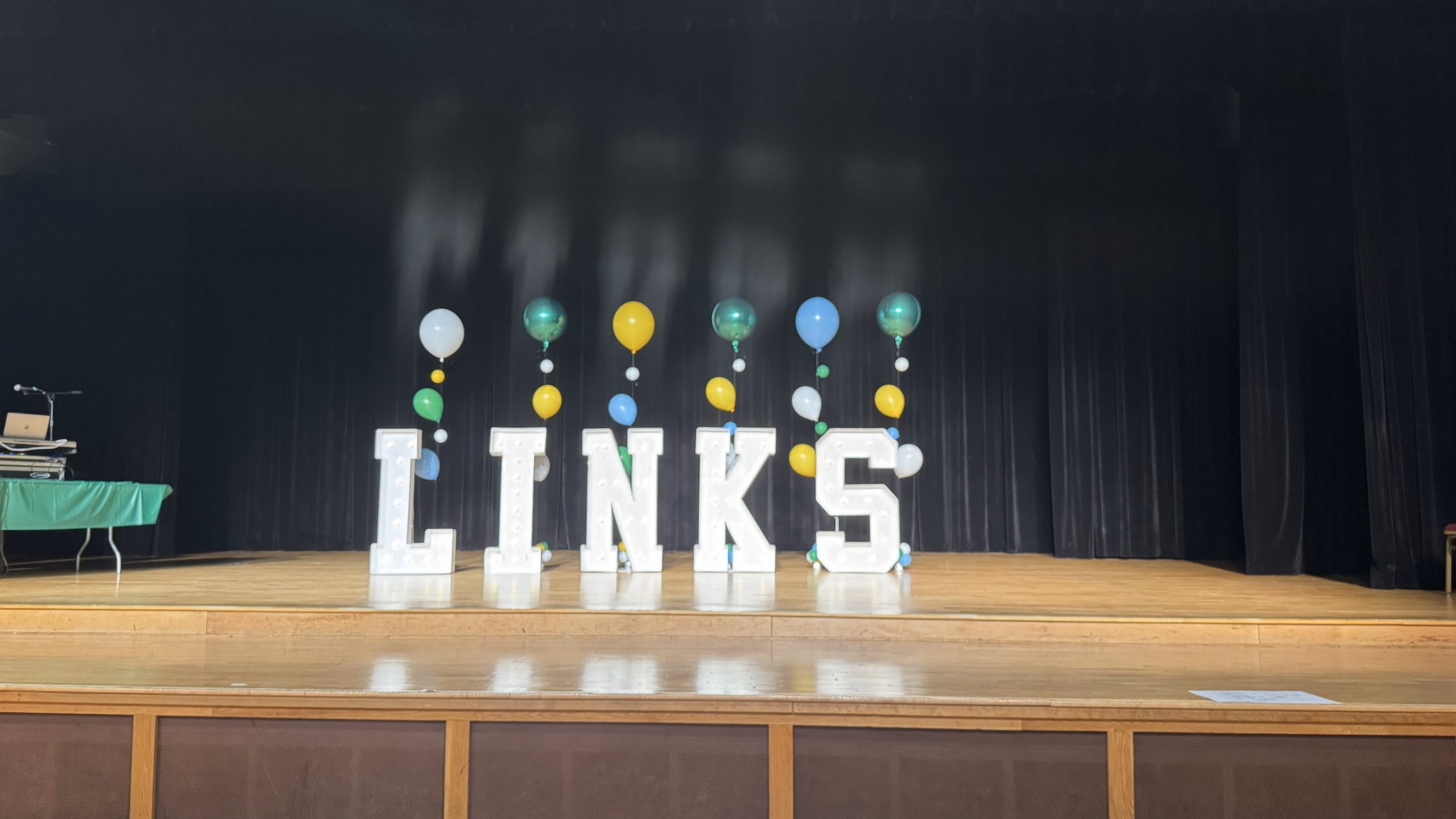 LINKS sign at expo on march 21
