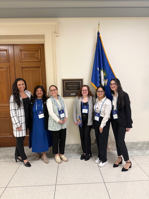 group of women in capitol building