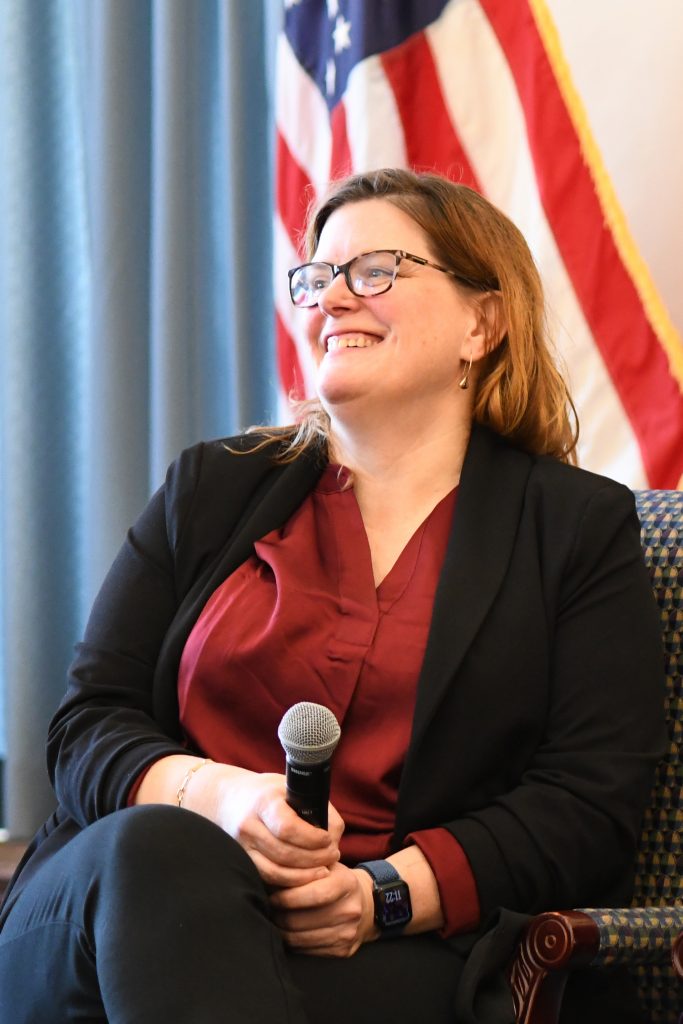 Shannon Lane, director of the Nancy A. Humphreys Institute for Political Social Work