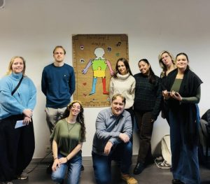 Group photo of students during the Belgium EGL trip.