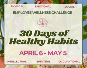 graphic: 30 Days of Healthy Habits