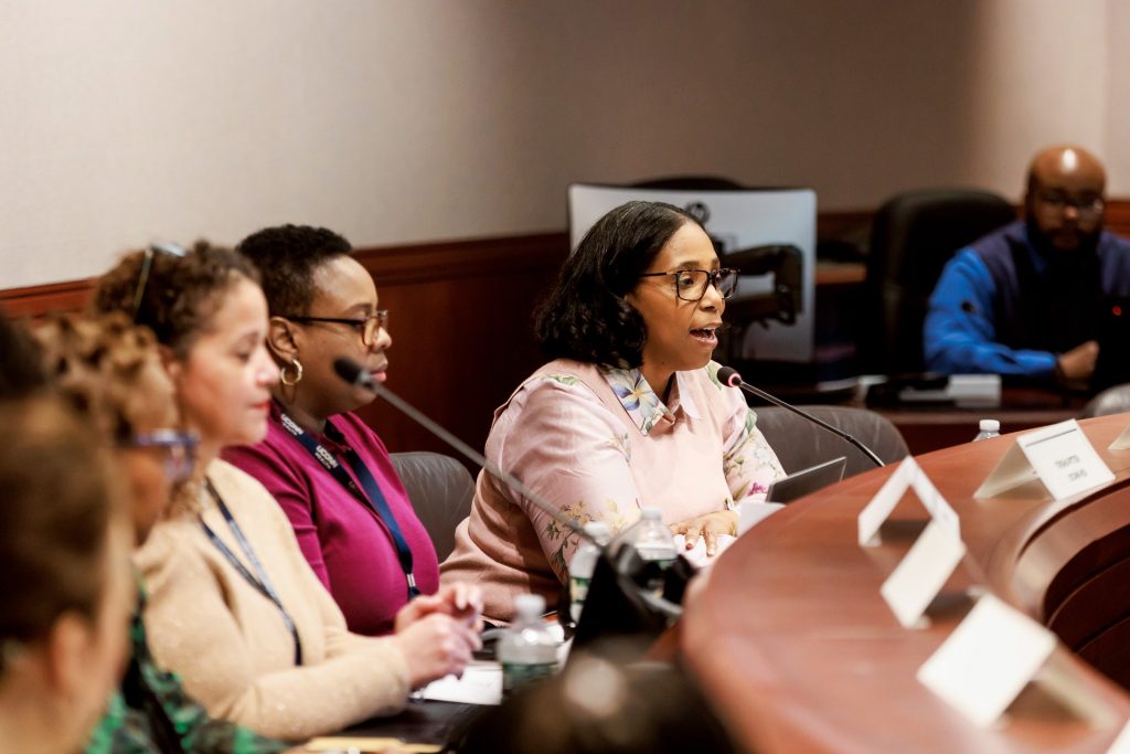 The UConn Health Disparities Institute at the State Capitol on April 1, 2026 participating in a menopause equity roundtable (Photo by HDI).