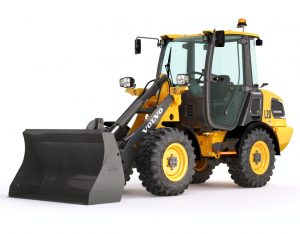 A small bulldozer.