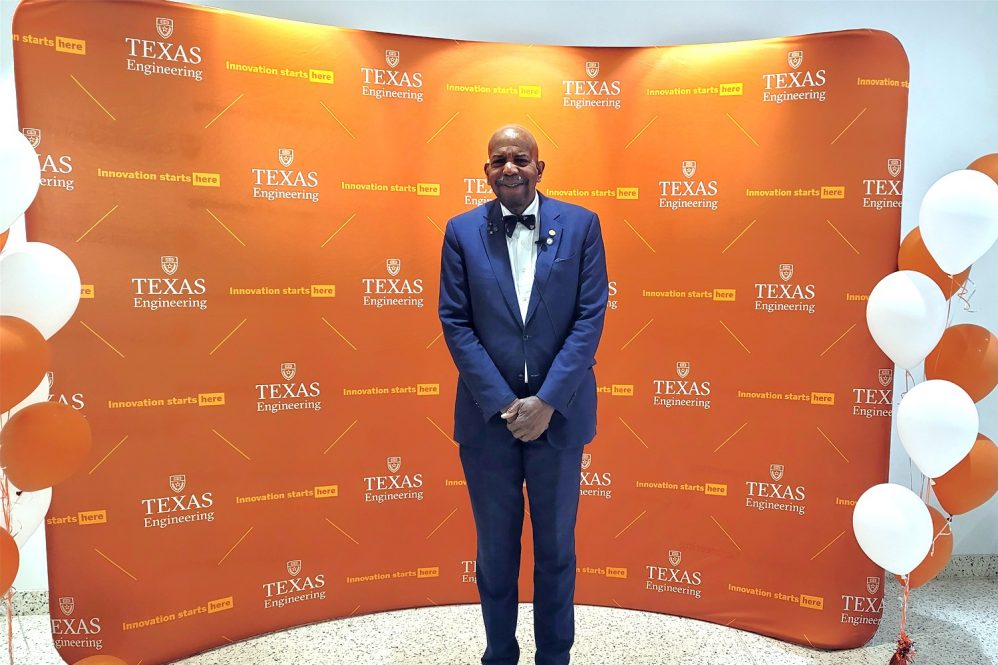 UConn Professor Sir Cato T. Laurencin at the Peter B. Dervan Distinguished Lecture.