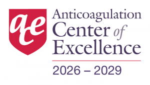 Anticoagulation Center of Excellence 2026-2029 graphic