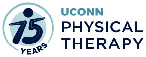 UConn Physical Therapy Program 75th anniversary badge