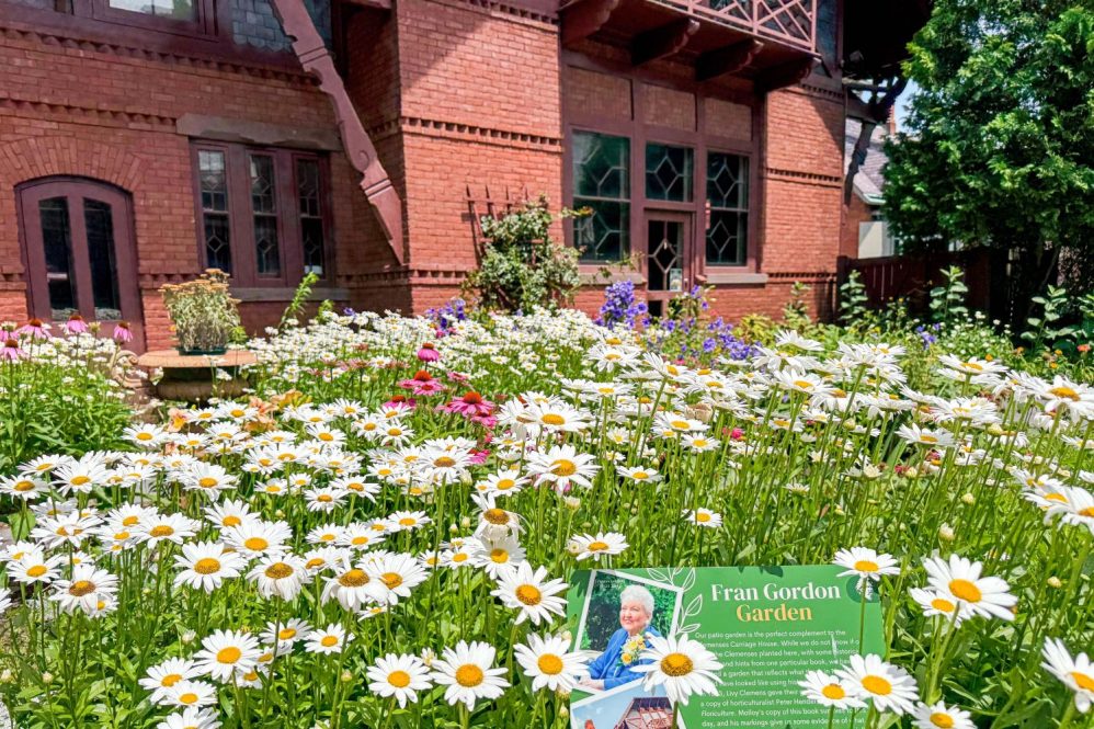 The Fran Gordon Garden at the Mark Twain House