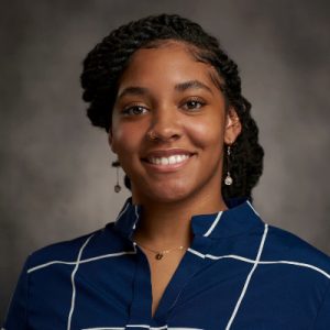 Portrait photo of Portia Washington.