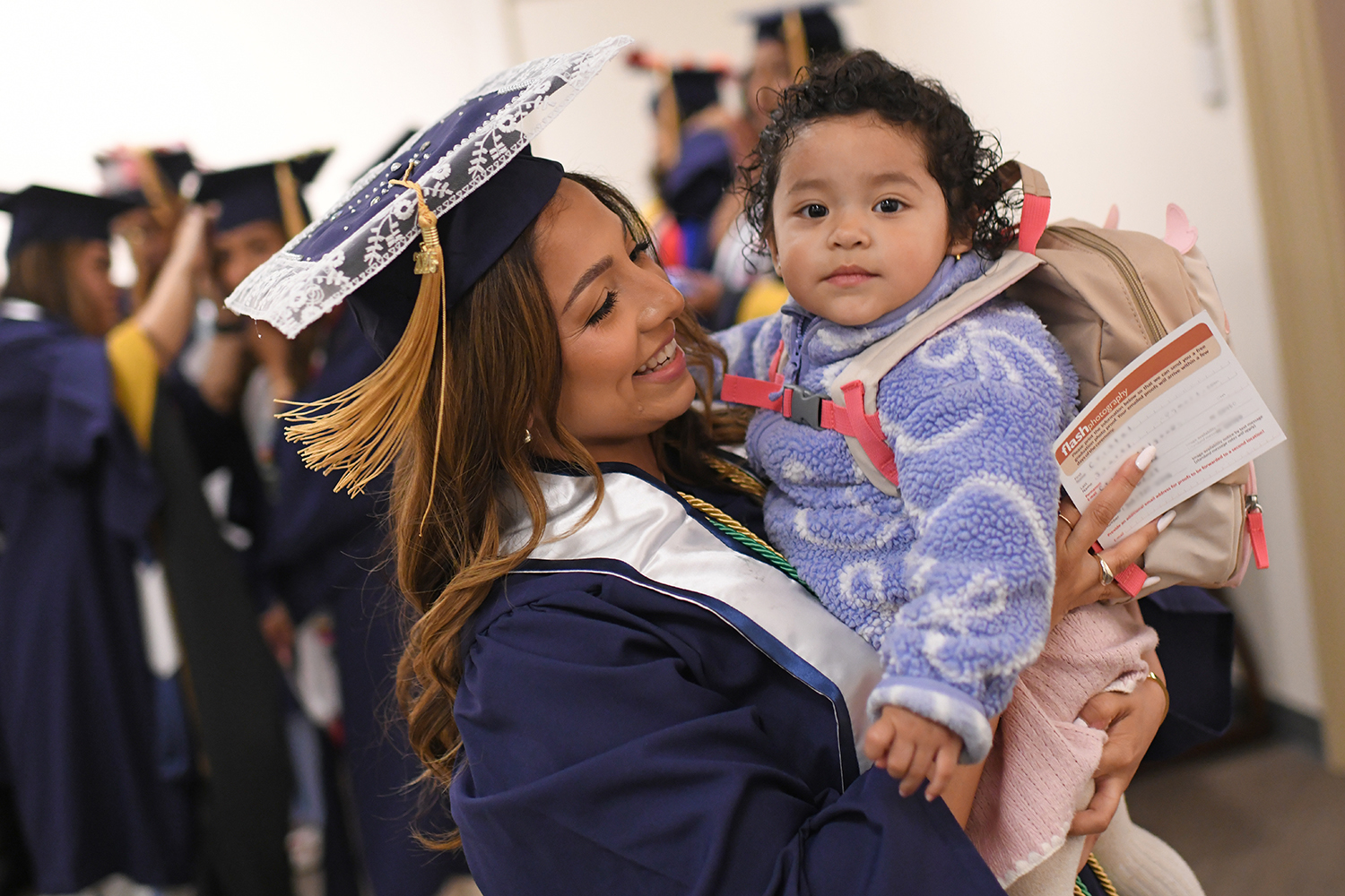 Cristal Juarez, one of the BSW graduates