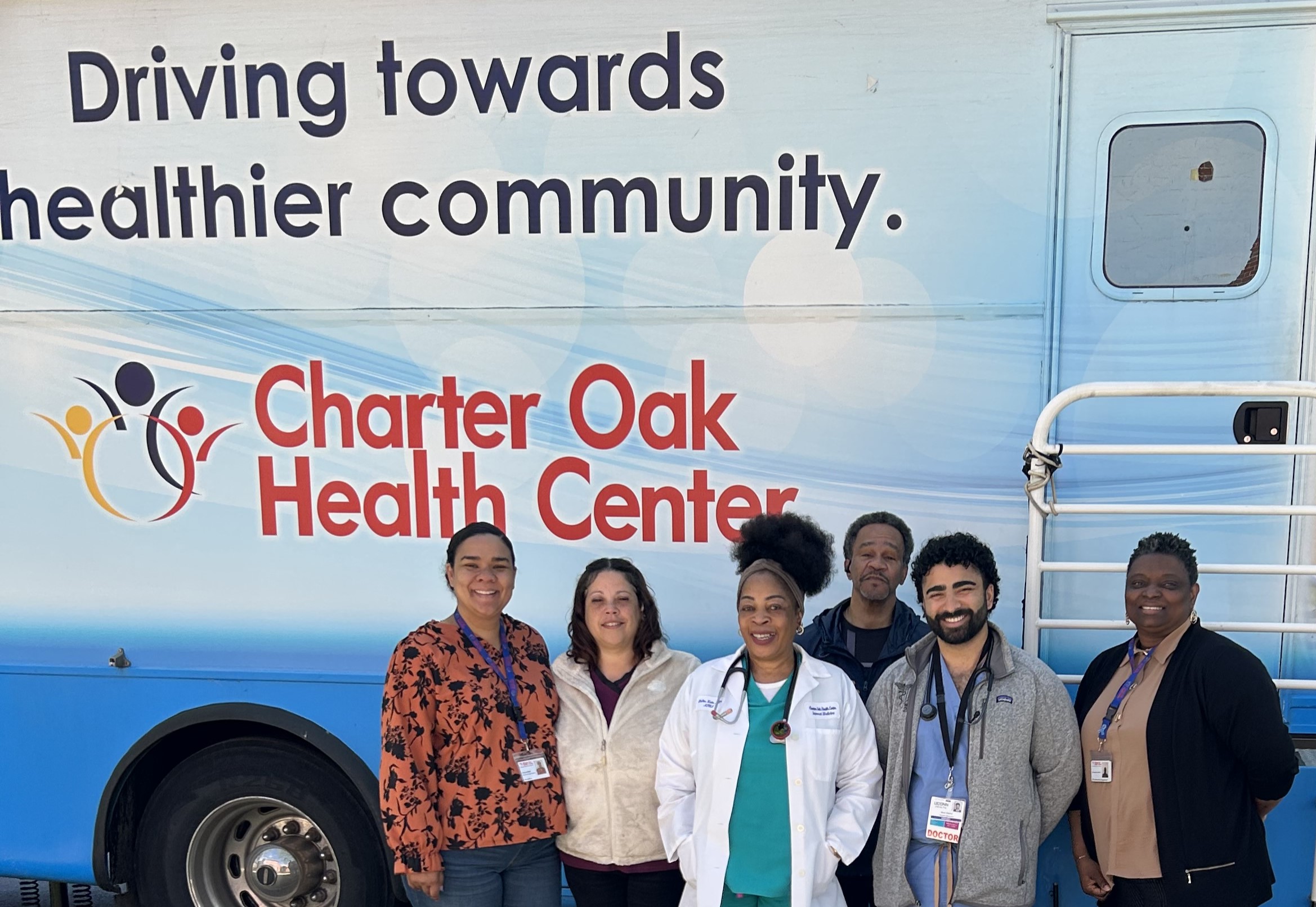 Members of the Greater Hartford Street Medicine Collaborative in action.
