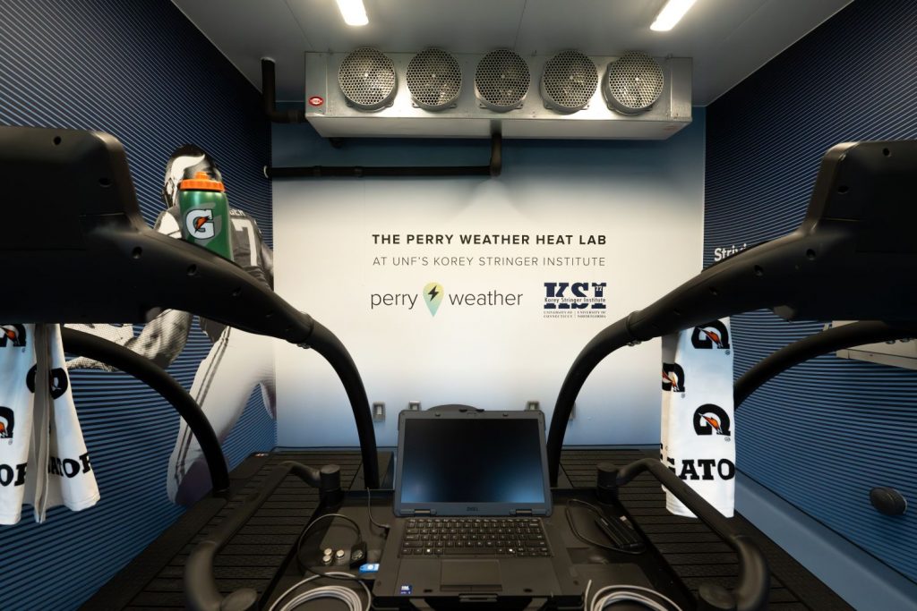 Image from inside the new Perry Weather Heat Lab at UNF, a KSI satellite location.