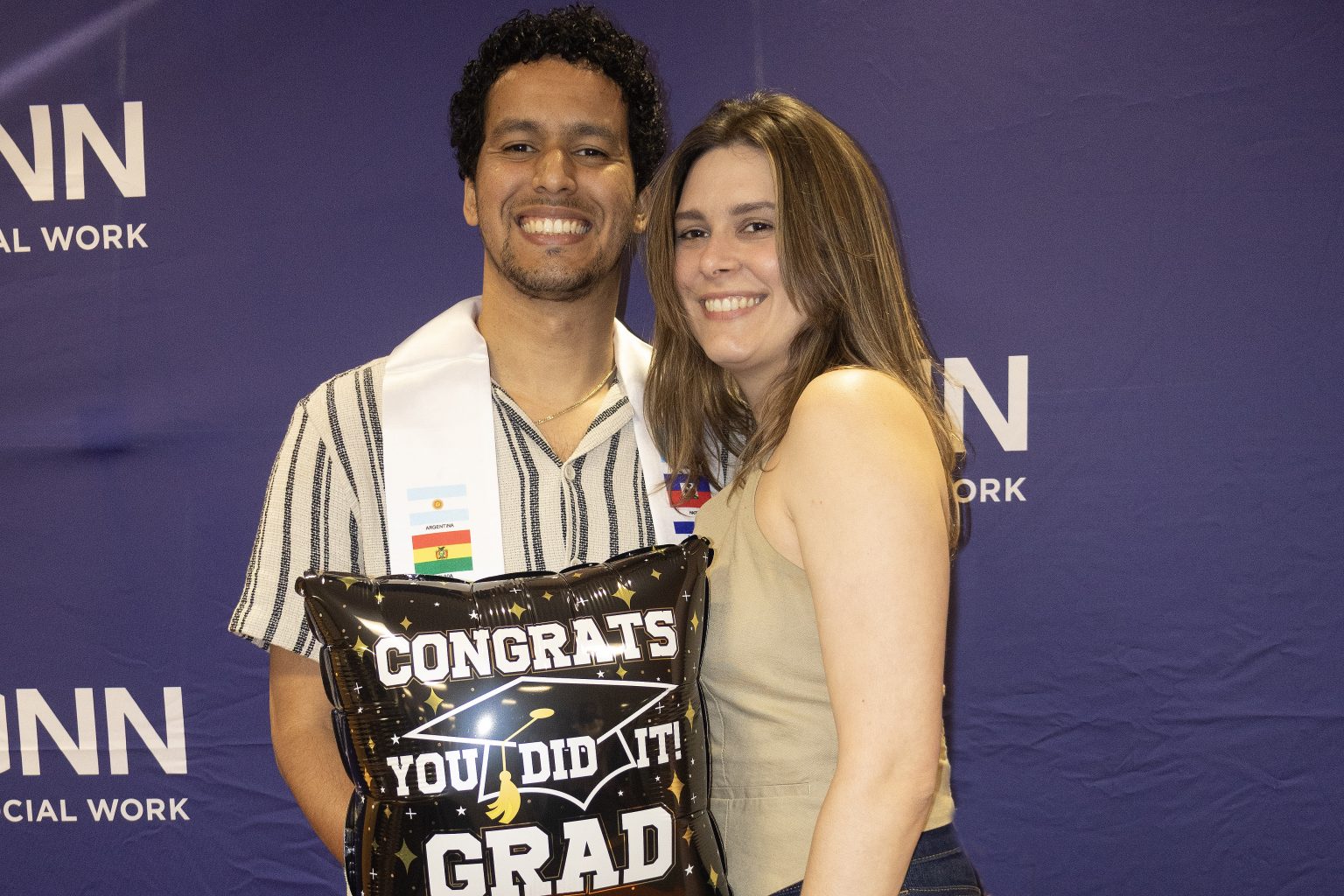 Gerardo Enriquez-Rivera '26 MSW, and wife Melody Rivera Hernandez.