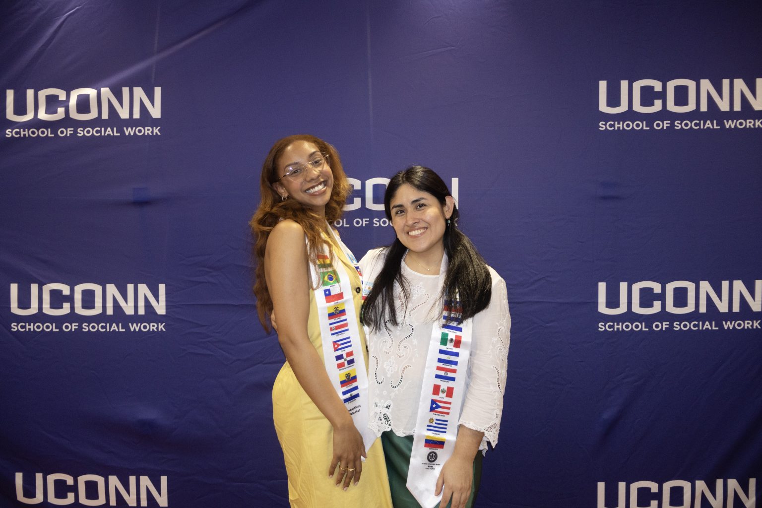 Jashleen Abreu Flores '26 MSW and Kimberly Rios '26 MSW.