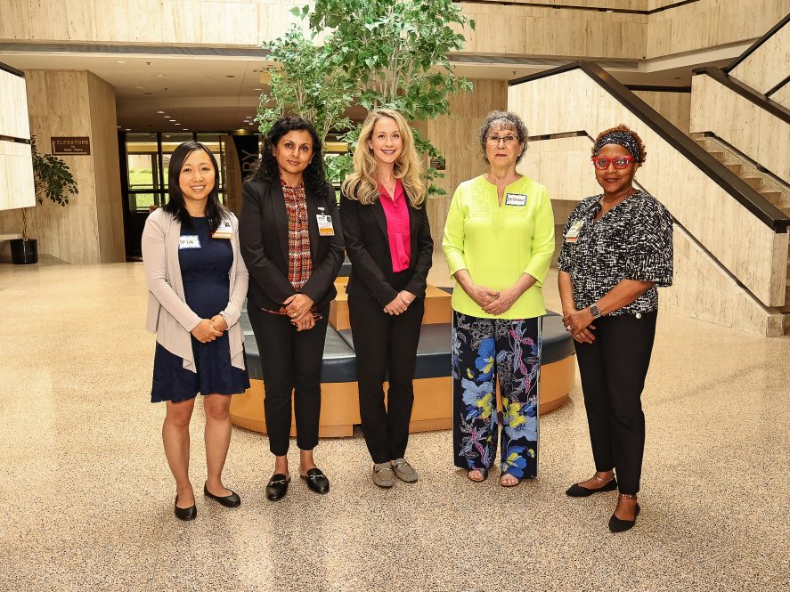 group of female doctors