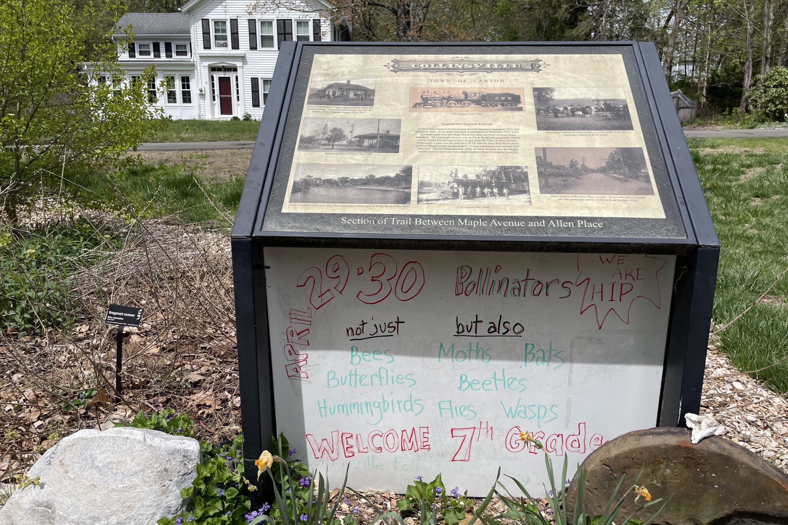Collinsville Trail signage