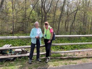 Karen Berger and Holly Hambleton, both Extension Master Gardeners from Canton